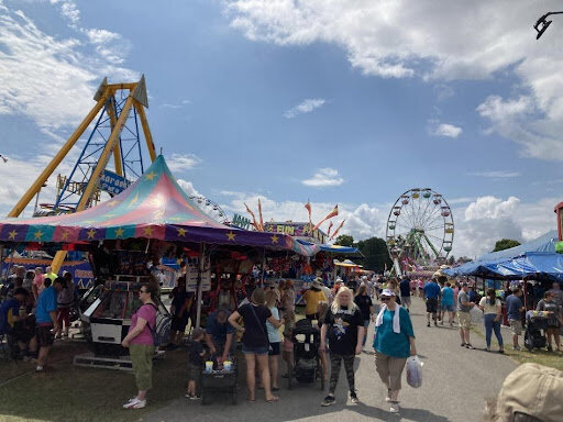 Midway at the 2021 WV State Fair