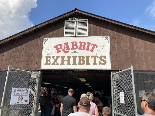 The rabbit exhibit building at the WV State Fairgrounds