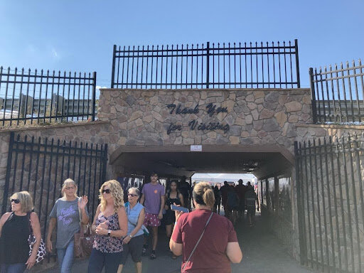 Tunnel leading from the fairgrounds to the parking area under US 219
