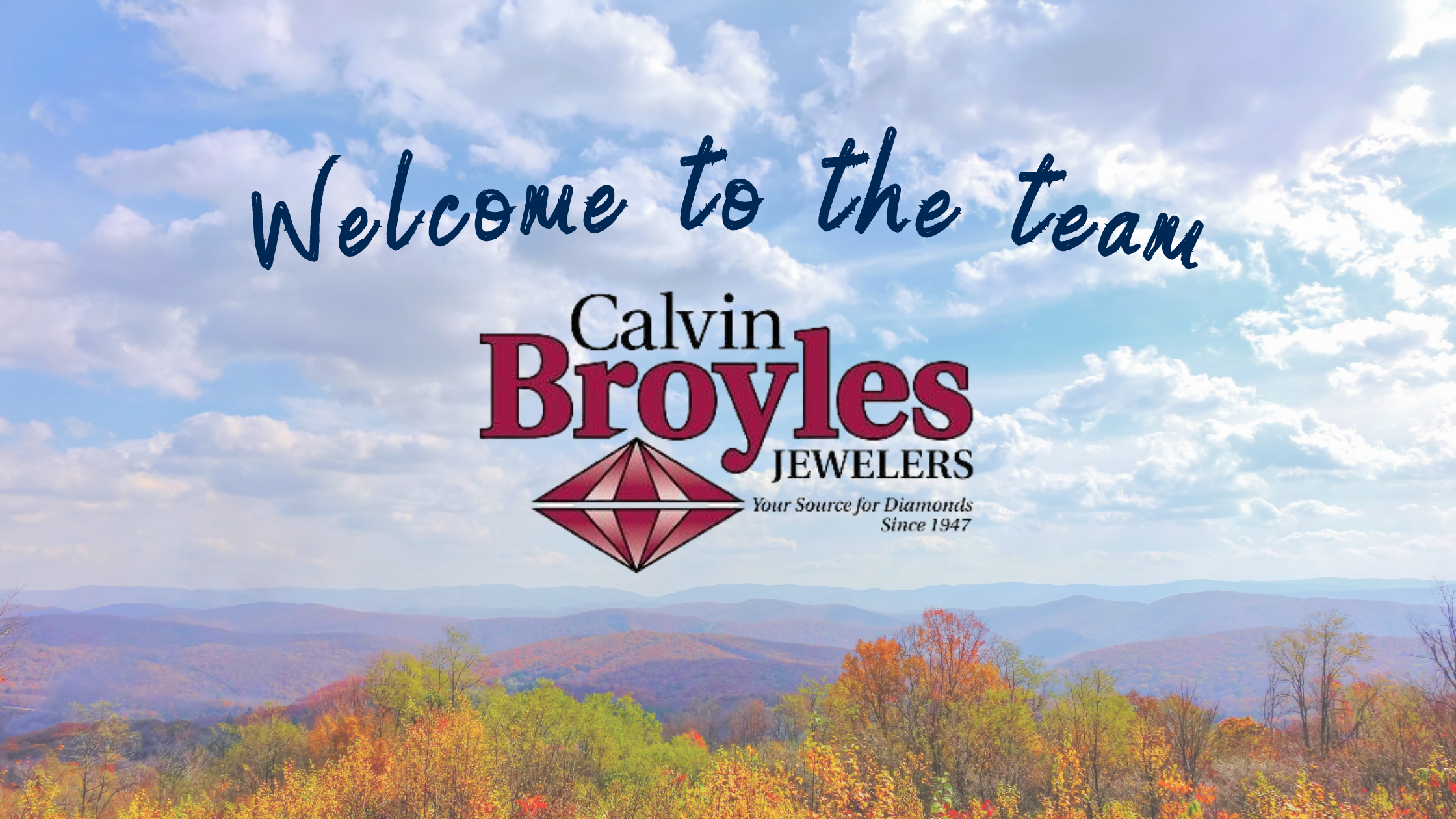 Welcome aboard, Calvin Broyles!