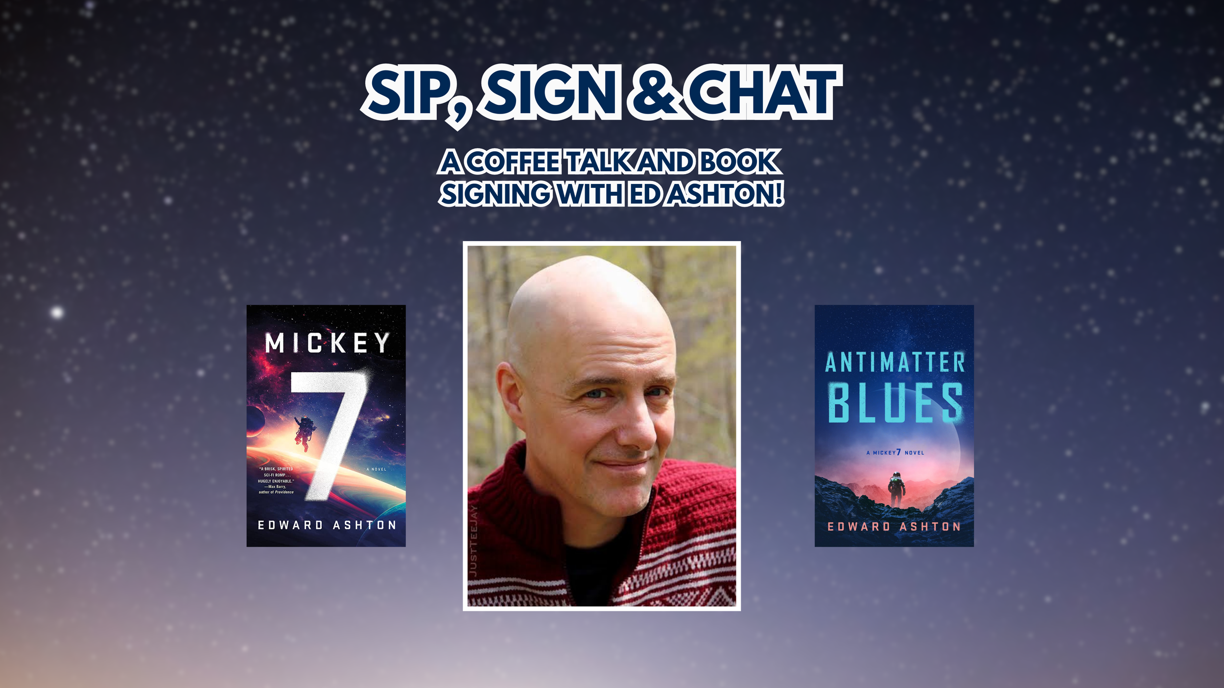 Mountaineer Media to hold Sip, Sign &amp; Chat with author Edward Ashton